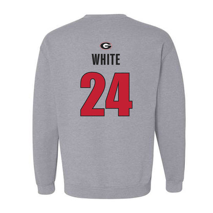 Georgia - NCAA Softball : Esther White - Classic Shersey Crewneck Sweatshirt-1
