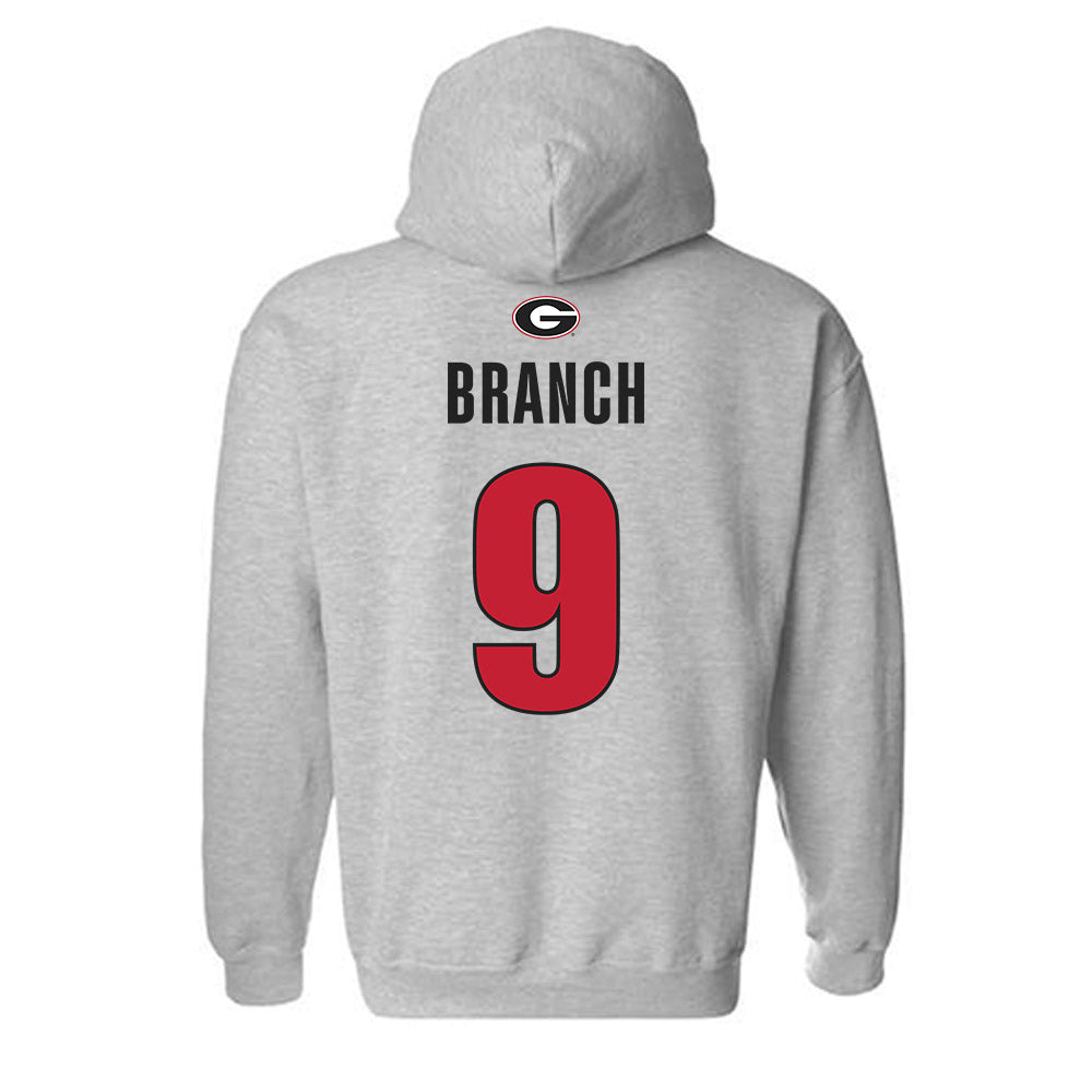 Georgia - NCAA Baseball : Kolby Branch - Classic Shersey Hooded Sweatshirt-1