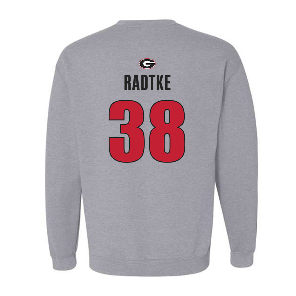 Georgia - NCAA Baseball : DJ Radtke - Classic Shersey Crewneck Sweatshirt-1