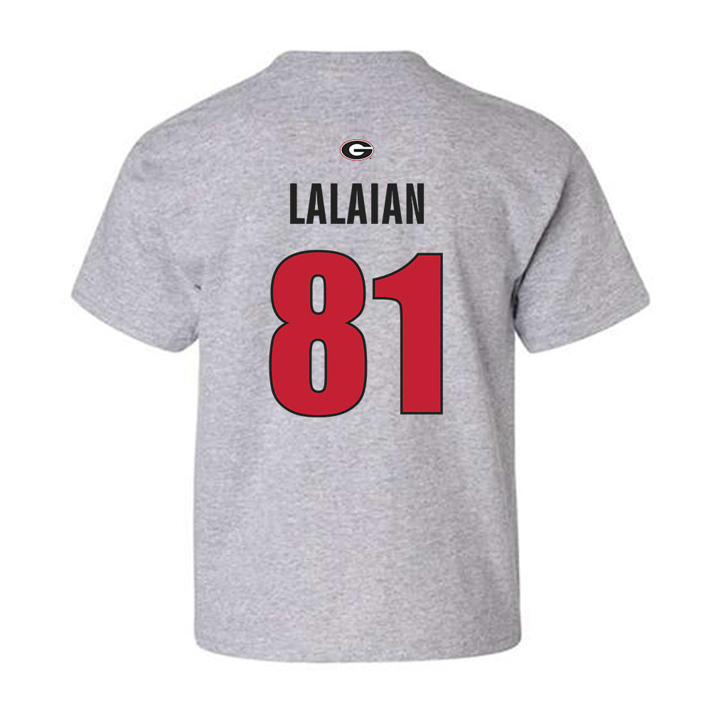 Georgia - NCAA Football : David Lalaian - Classic Shersey Youth T-Shirt-1