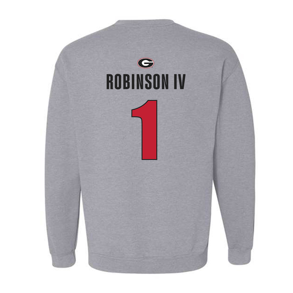 Georgia - NCAA Football : Ellis Robinson IV - Classic Shersey Crewneck Sweatshirt-1