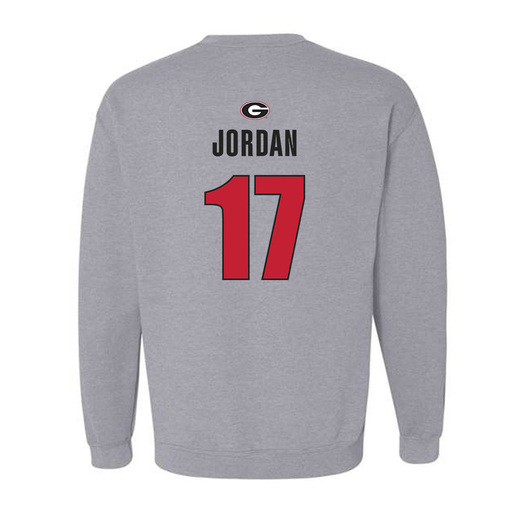 Georgia - NCAA Baseball : Logan Jordan - Classic Shersey Crewneck Sweatshirt-1