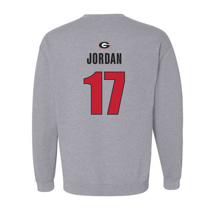 Georgia - NCAA Baseball : Logan Jordan - Classic Shersey Crewneck Sweatshirt-1