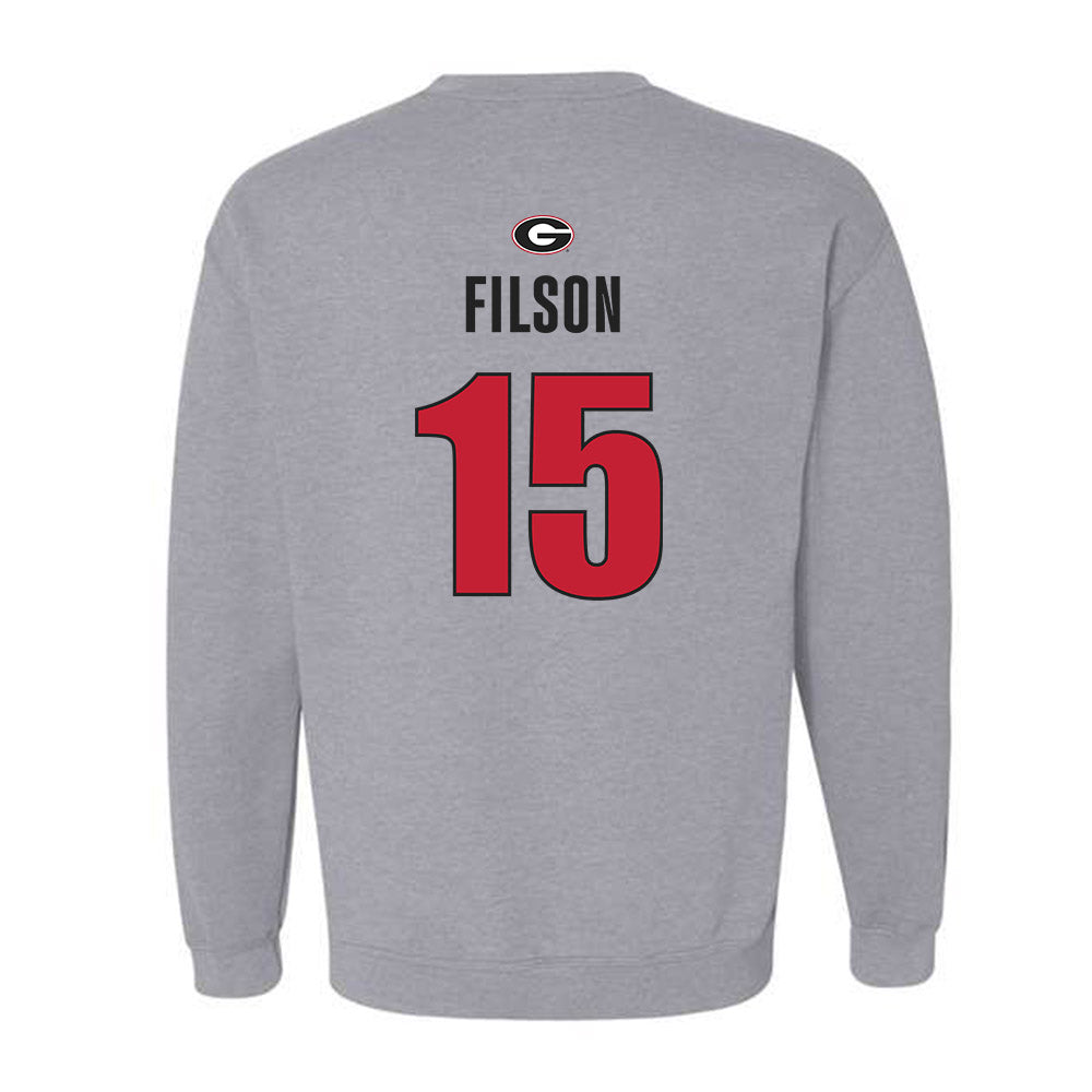 Georgia - NCAA Women's Soccer : Millie Filson - Classic Shersey Crewneck Sweatshirt-1