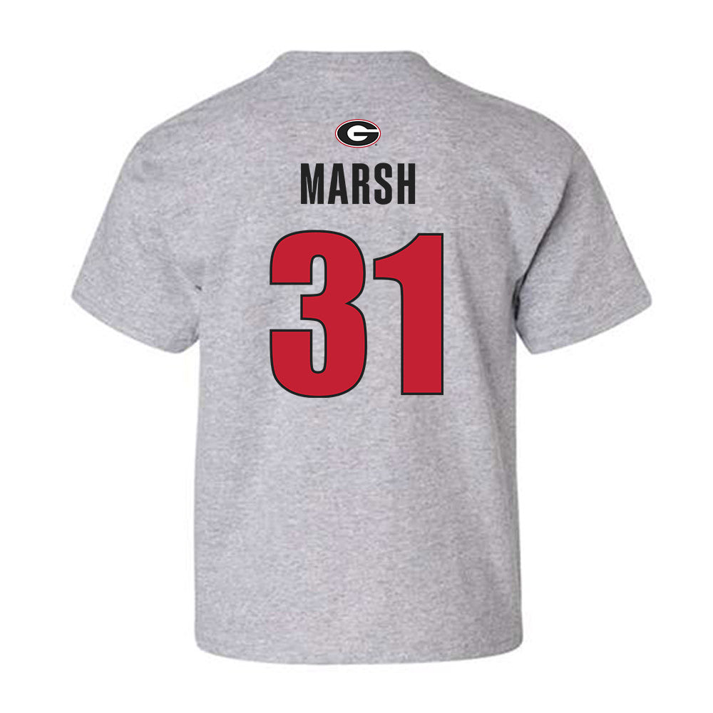 Georgia - NCAA Baseball : Chandler Marsh - Classic Shersey Youth T-Shirt-1