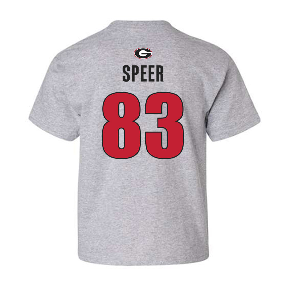 Georgia - NCAA Football : Cole Speer - Classic Shersey Youth T-Shirt-1