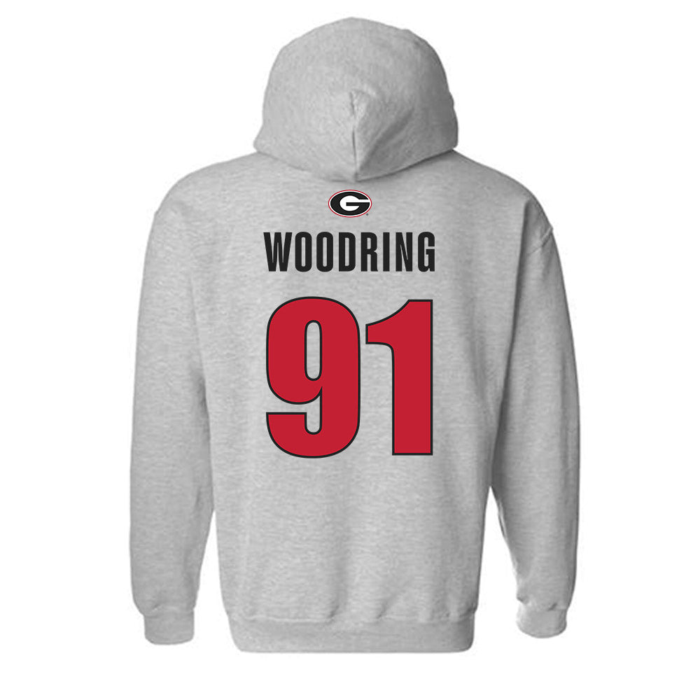 Georgia - NCAA Football : Peyton Woodring - Classic Shersey Hooded Sweatshirt-1