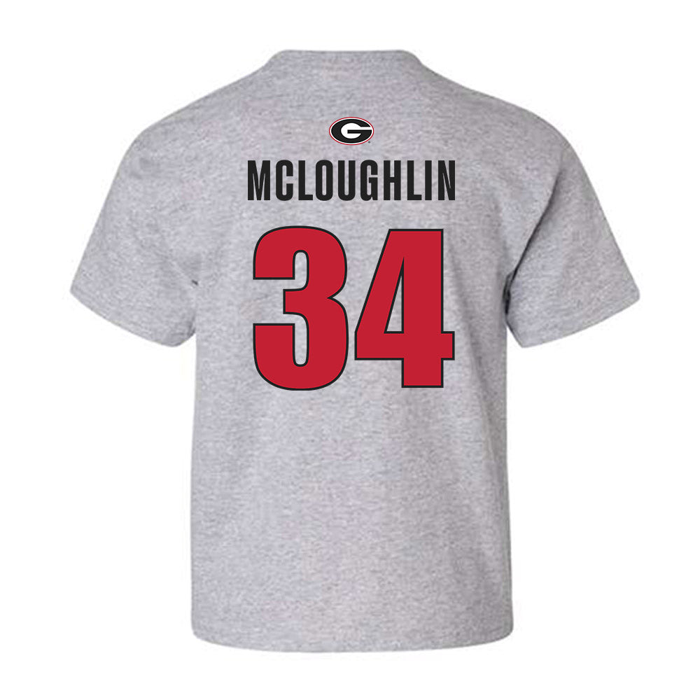 Georgia - NCAA Baseball : Tyler McLoughlin - Classic Shersey Youth T-Shirt-1