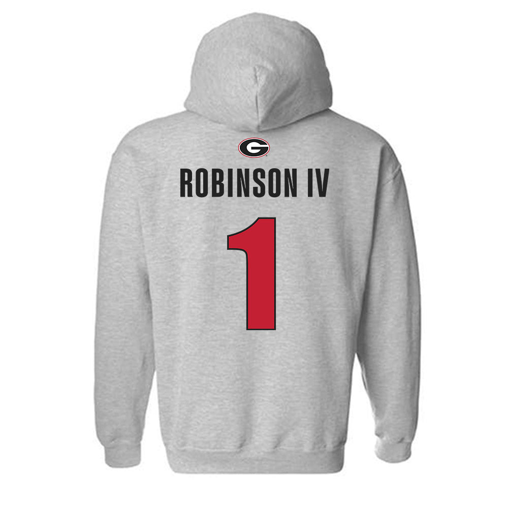 Georgia - NCAA Football : Ellis Robinson IV - Classic Shersey Hooded Sweatshirt-1