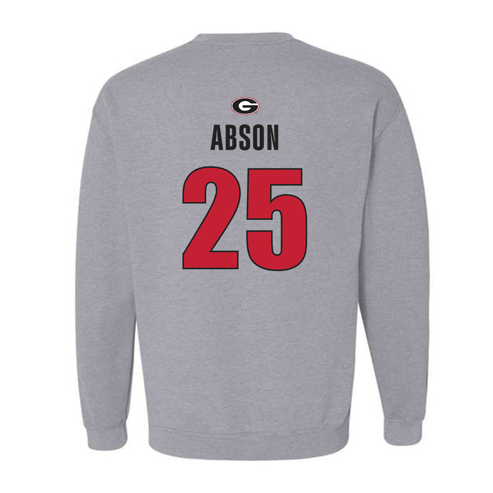 Georgia - NCAA Men's Basketball : Justin Abson - Classic Shersey Crewneck Sweatshirt-1