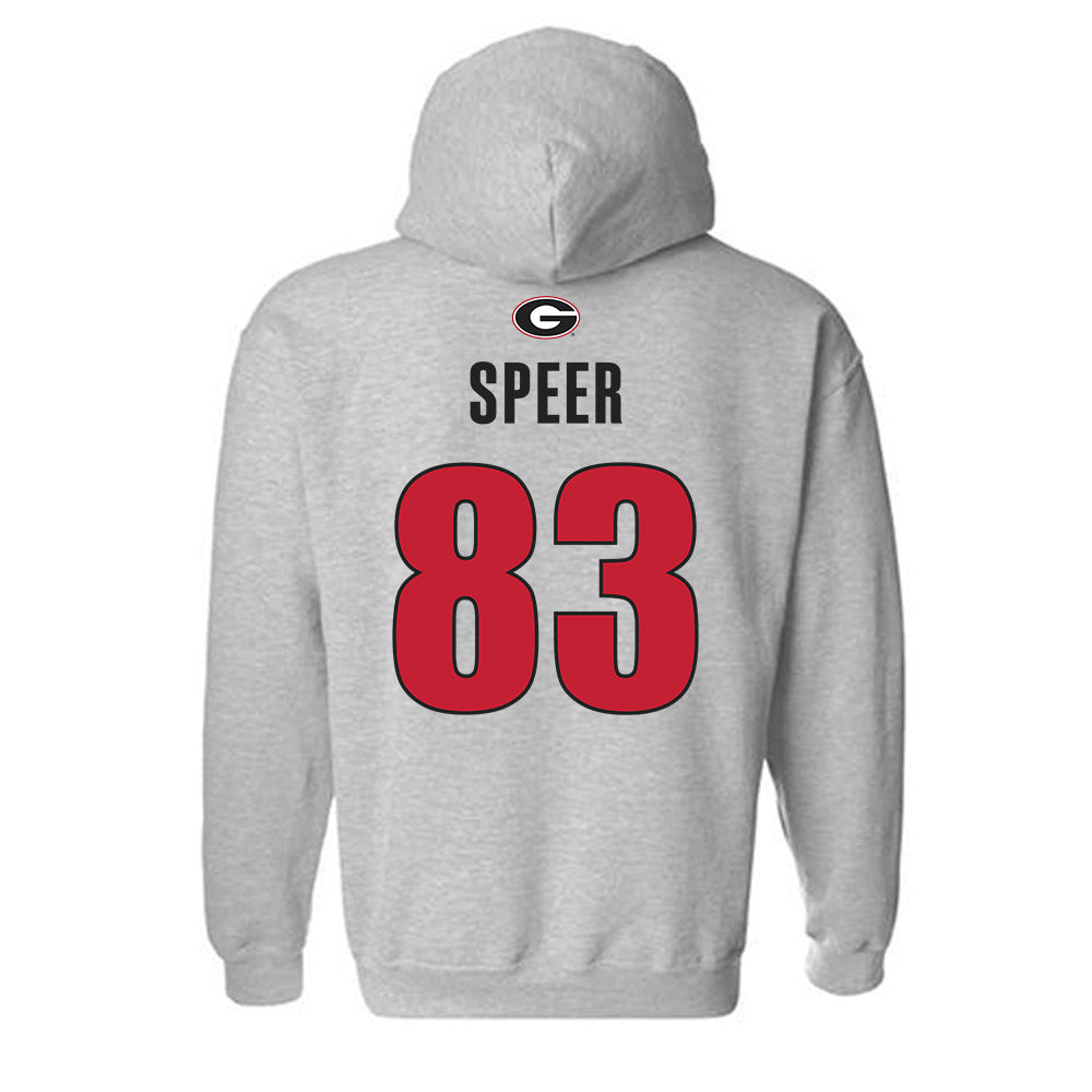 Georgia - NCAA Football : Cole Speer - Classic Shersey Hooded Sweatshirt-1