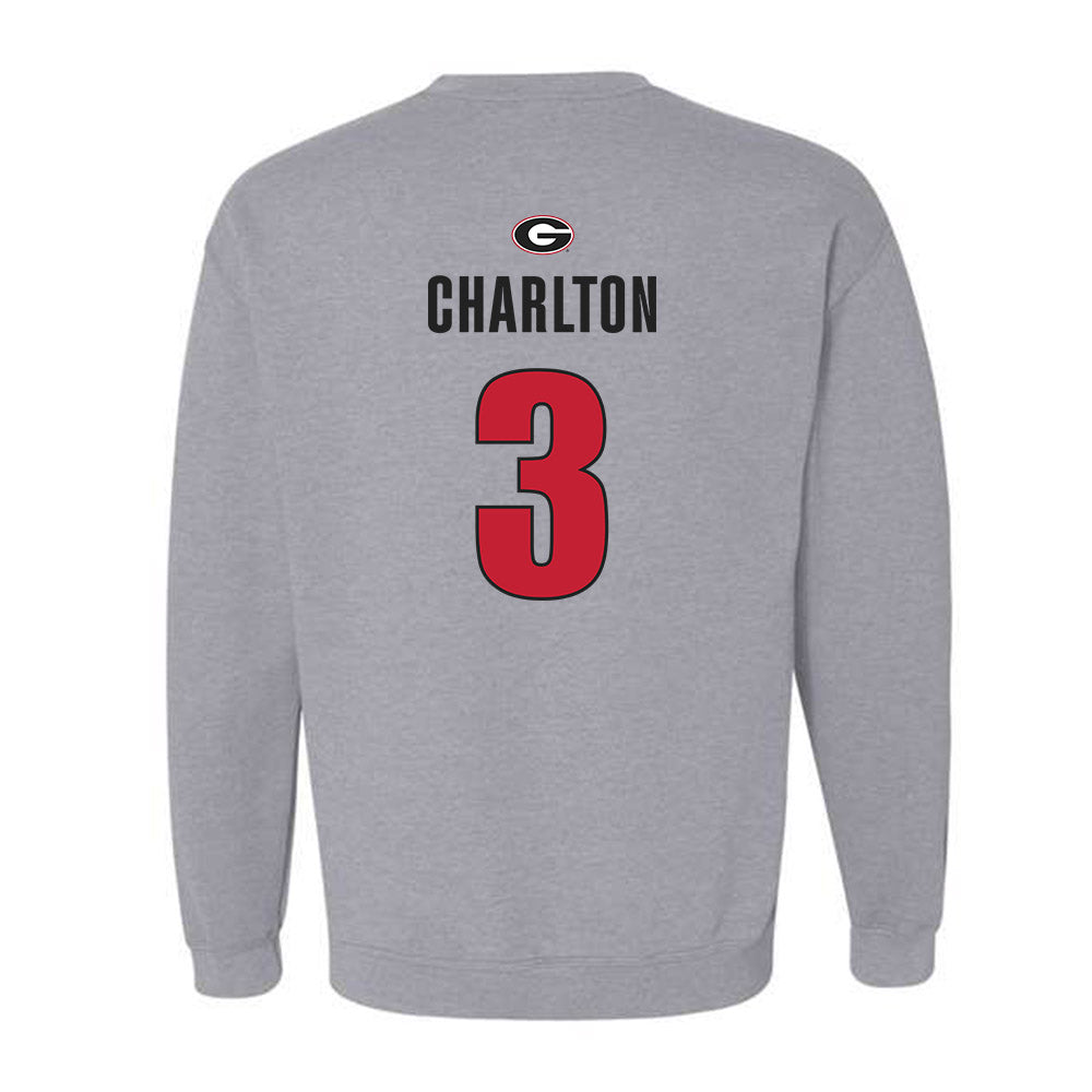 Georgia - NCAA Softball : Tyah Charlton - Classic Shersey Crewneck Sweatshirt-1