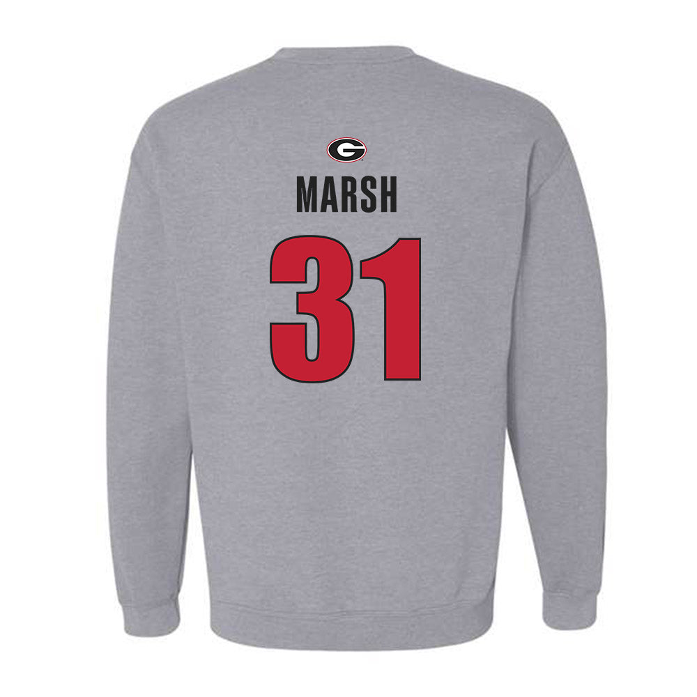 Georgia - NCAA Baseball : Chandler Marsh - Classic Shersey Crewneck Sweatshirt-1