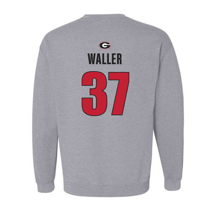 Georgia - NCAA Football : Henry Waller - Classic Shersey Crewneck Sweatshirt-1