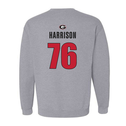 Georgia - NCAA Football : Marcus Harrison - Classic Shersey Crewneck Sweatshirt-1