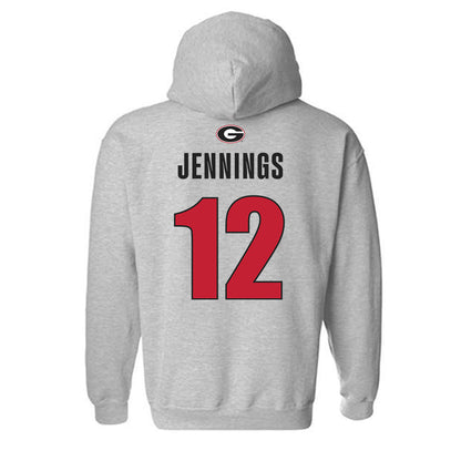 Georgia - NCAA Men's Basketball : Markel Jennings - Classic Shersey Hooded Sweatshirt-1