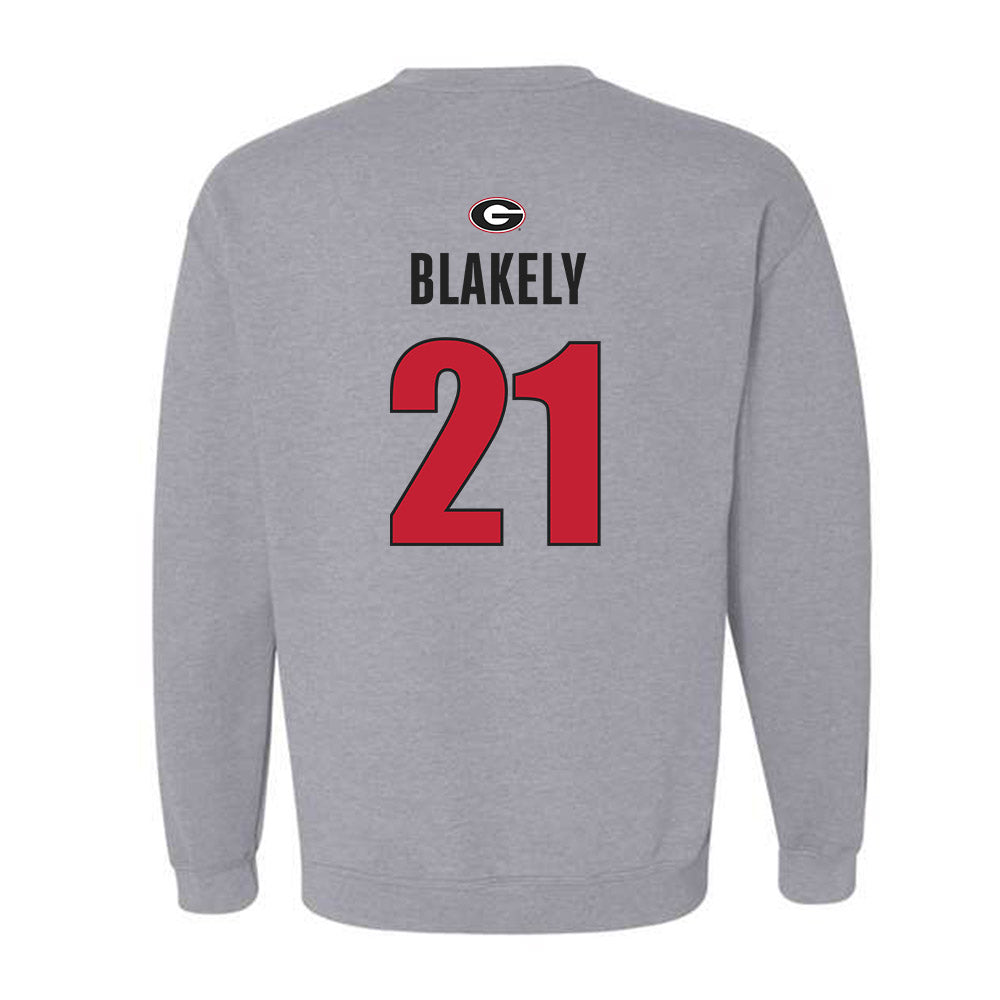 Georgia - NCAA Women's Volleyball : Krista Blakely - Classic Shersey Crewneck Sweatshirt-1