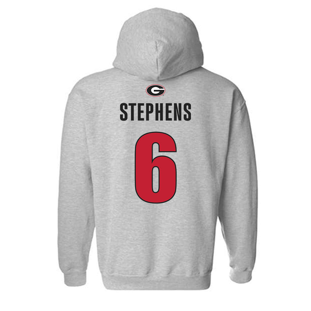 Georgia - NCAA Baseball : Jordan Stephens - Classic Shersey Hooded Sweatshirt-1