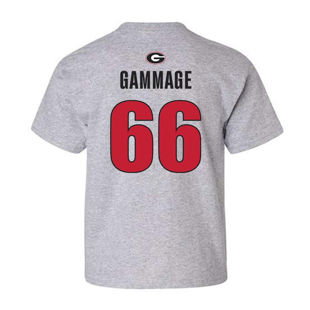 Georgia - NCAA Football : Gus Gammage - Classic Shersey Youth T-Shirt-1