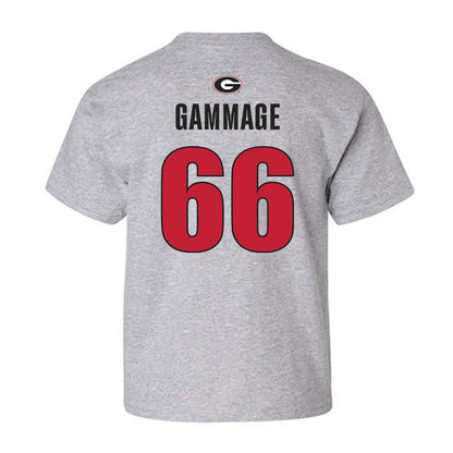 Georgia - NCAA Football : Gus Gammage - Classic Shersey Youth T-Shirt-1