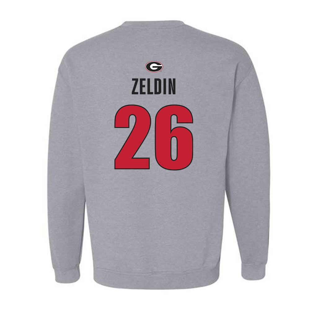 Georgia - NCAA Baseball : Brian Zeldin - Classic Shersey Crewneck Sweatshirt-1