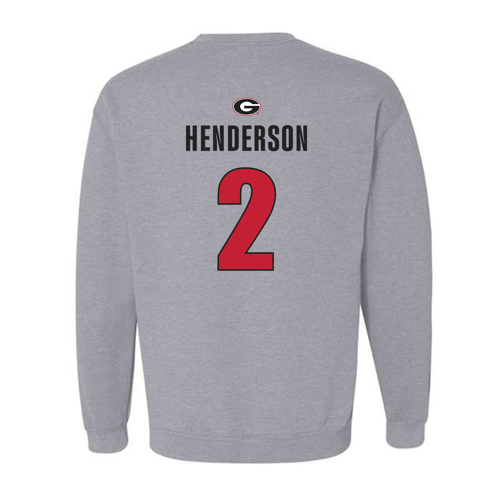 Georgia - NCAA Women's Basketball : Savannah Henderson - Classic Shersey Crewneck Sweatshirt-1