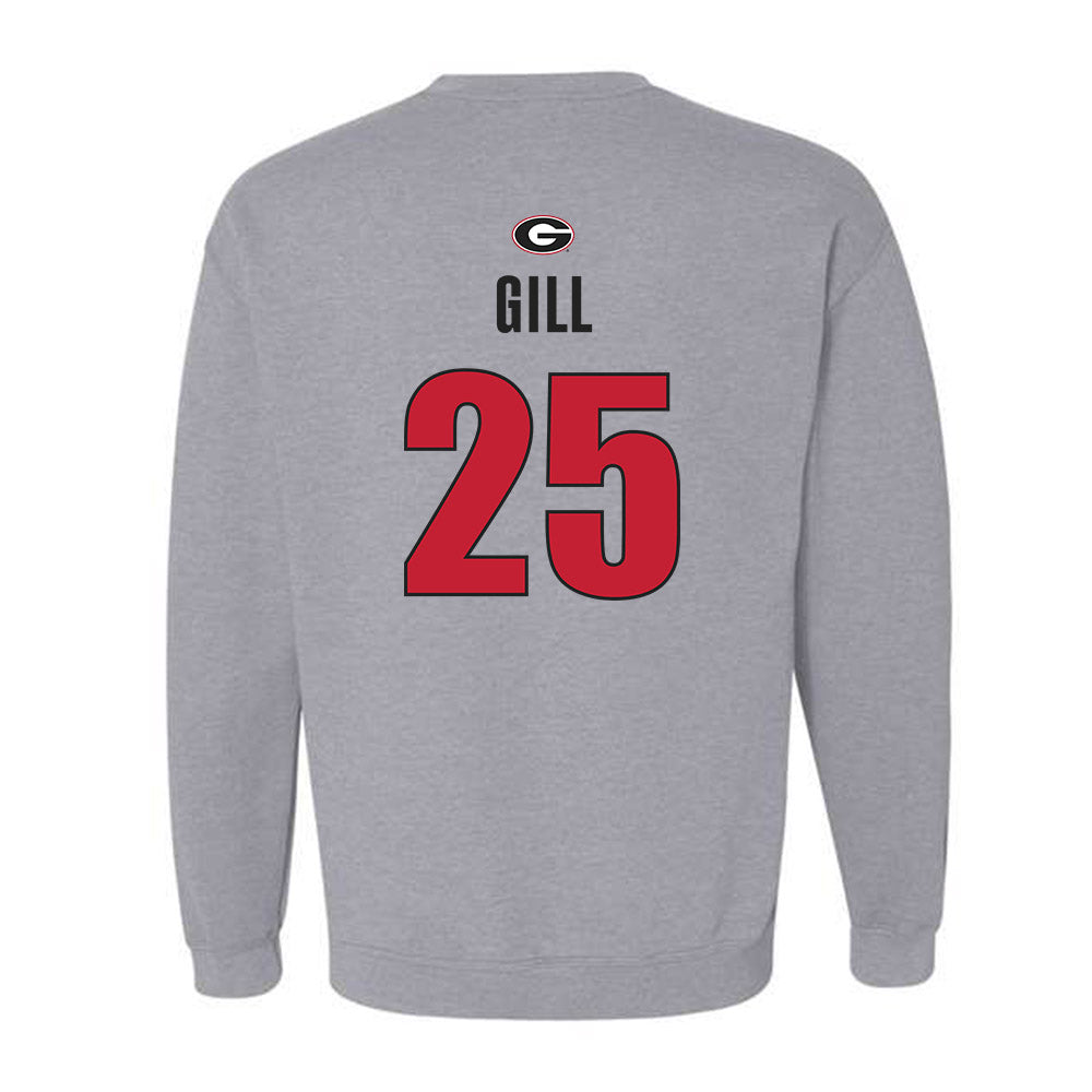 Georgia - NCAA Football : Collin Gill - Classic Shersey Crewneck Sweatshirt-1