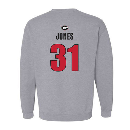 Georgia - NCAA Football : Kyron Jones - Classic Shersey Crewneck Sweatshirt-1