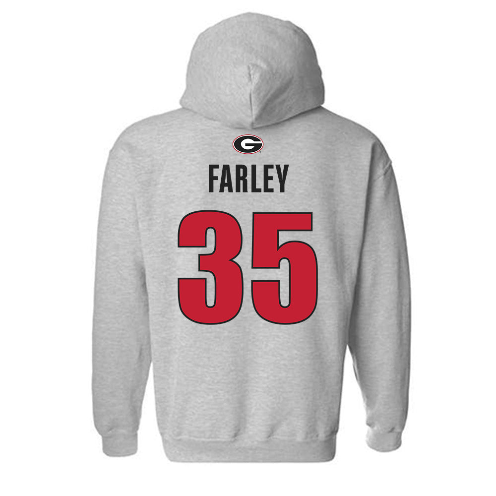 Georgia - NCAA Baseball : Paul Farley - Classic Shersey Hooded Sweatshirt-1