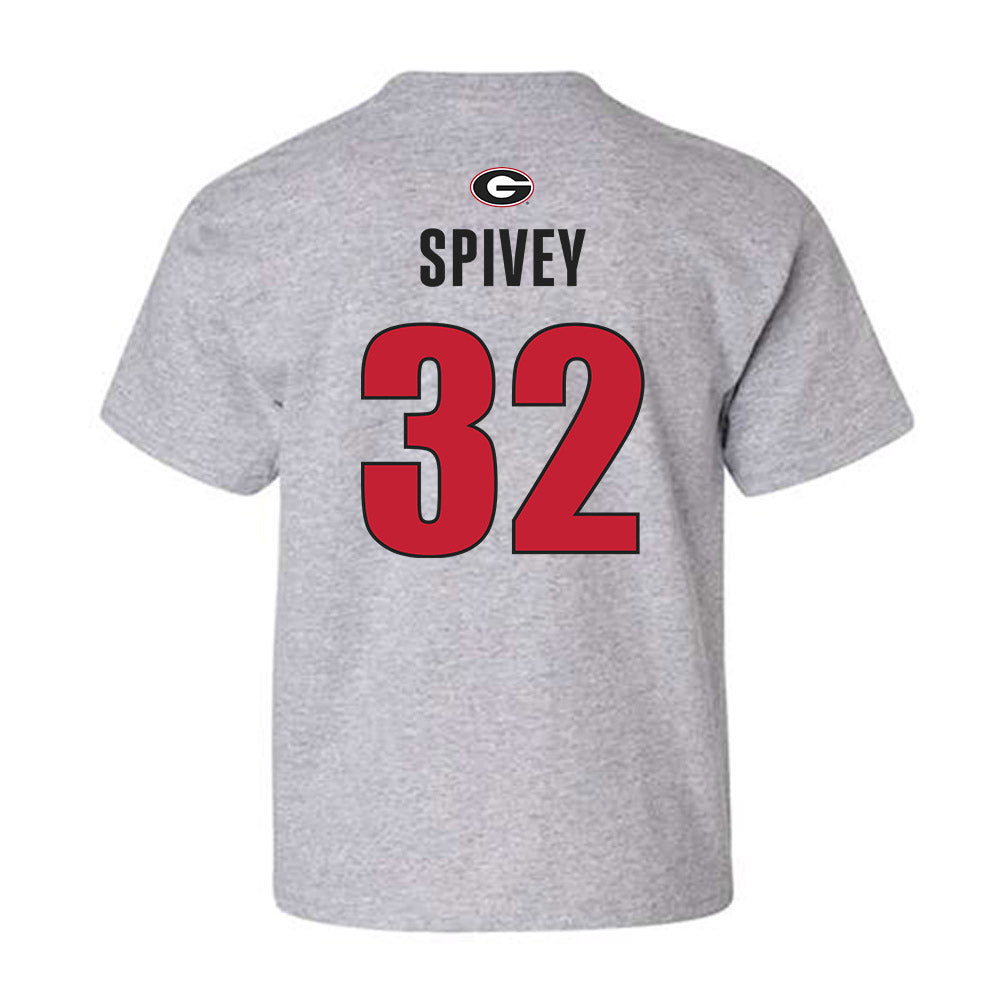 Georgia - NCAA Baseball : Logan Spivey - Classic Shersey Youth T-Shirt-1