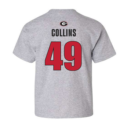 Georgia - NCAA Football : Luke Collins - Classic Shersey Youth T-Shirt-1