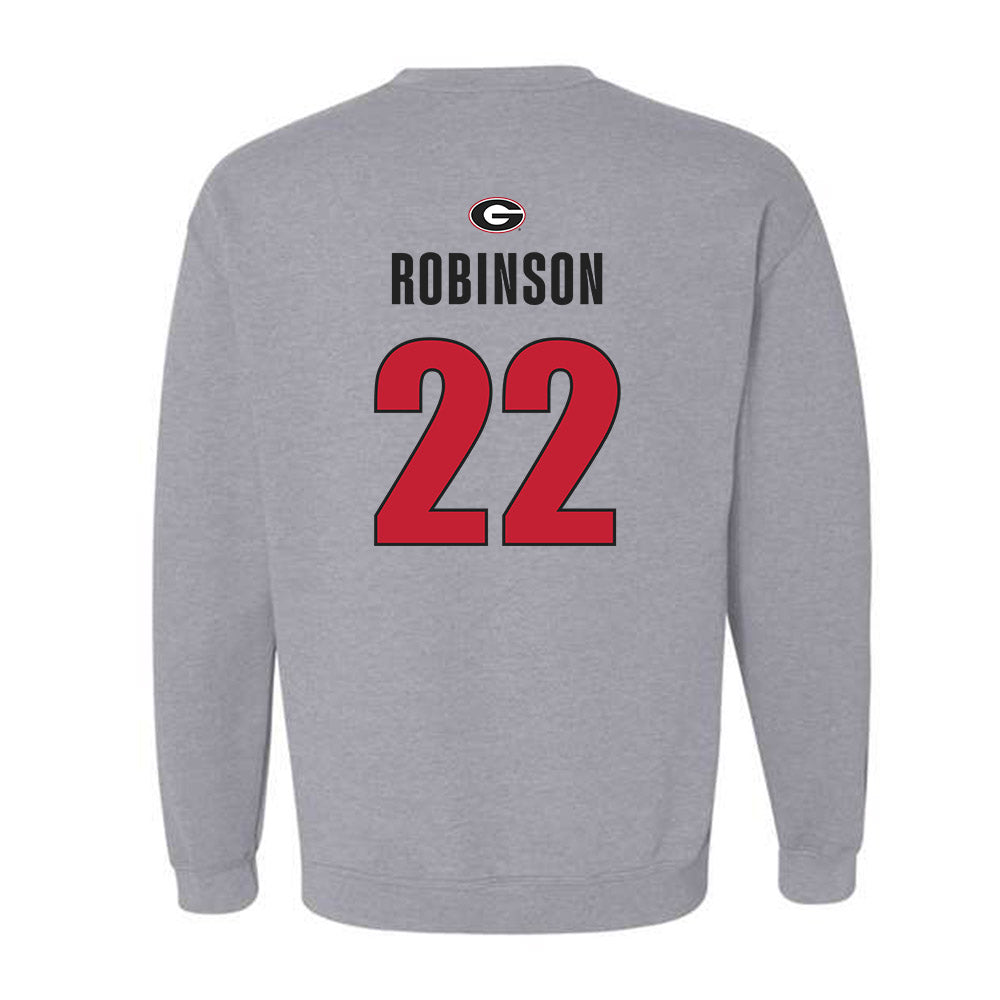 Georgia - NCAA Football : Branson Robinson - Classic Shersey Crewneck Sweatshirt-1