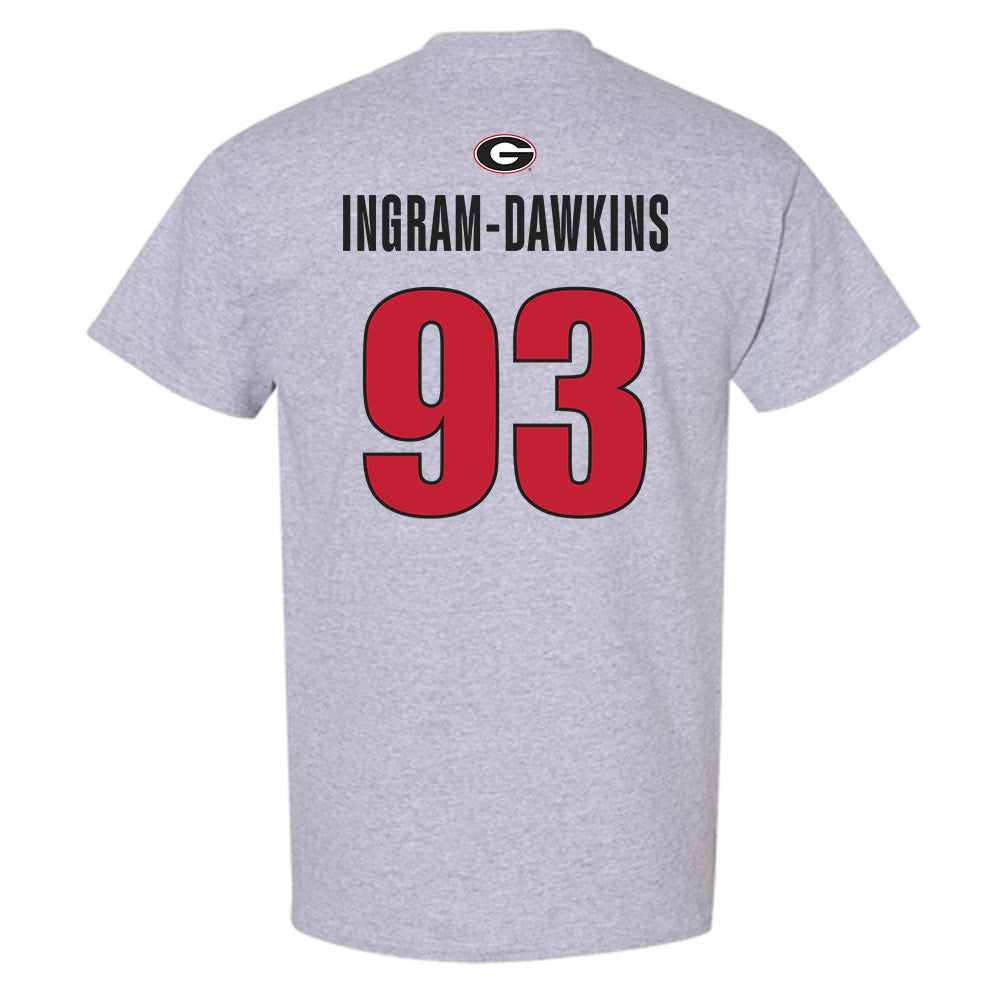 Georgia - NCAA Football : Tyrion Ingram-Dawkins - Classic Shersey T-Shirt-1