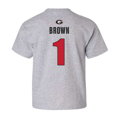 Georgia - NCAA Women's Soccer : Jordan Brown - Classic Shersey Youth T-Shirt-1