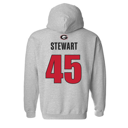 Georgia - NCAA Baseball : Bradley Stewart - Classic Shersey Hooded Sweatshirt-1