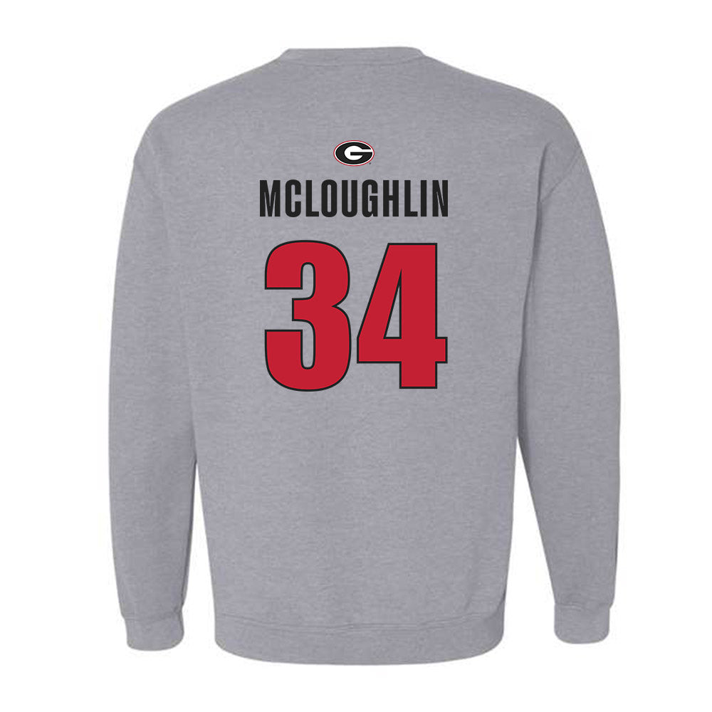 Georgia - NCAA Baseball : Tyler McLoughlin - Classic Shersey Crewneck Sweatshirt-1