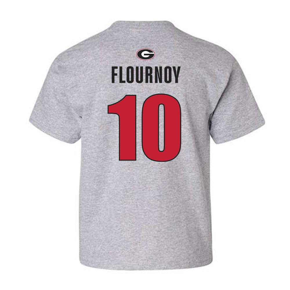 Georgia - NCAA Women's Basketball : De'Mauri Flournoy - Classic Shersey Youth T-Shirt-1