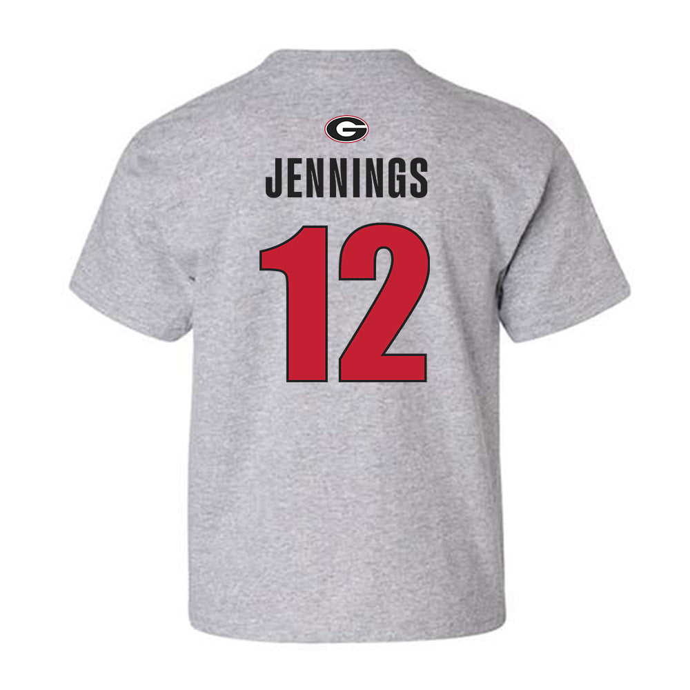 Georgia - NCAA Men's Basketball : Markel Jennings - Classic Shersey Youth T-Shirt-1