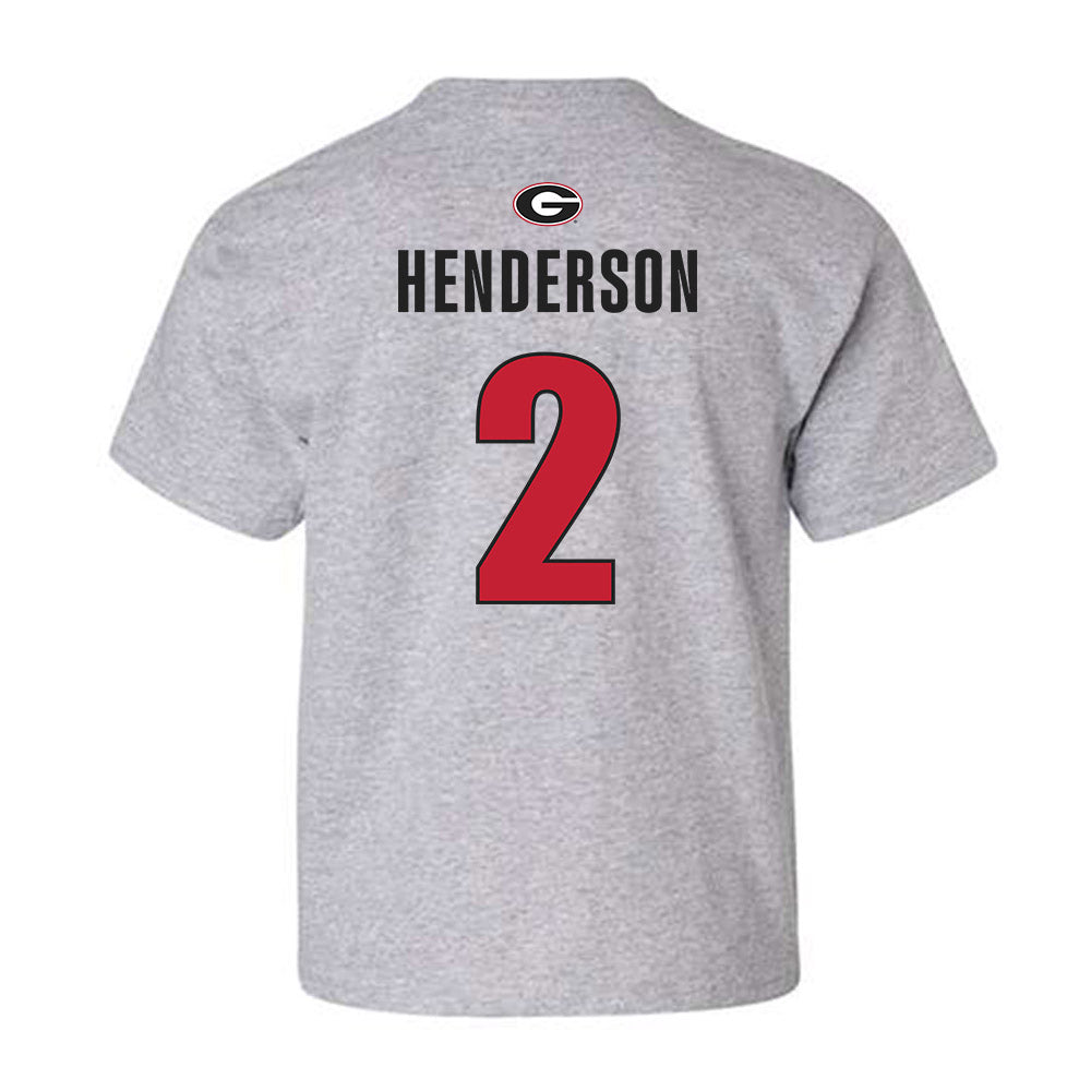 Georgia - NCAA Women's Basketball : Savannah Henderson - Classic Shersey Youth T-Shirt-1