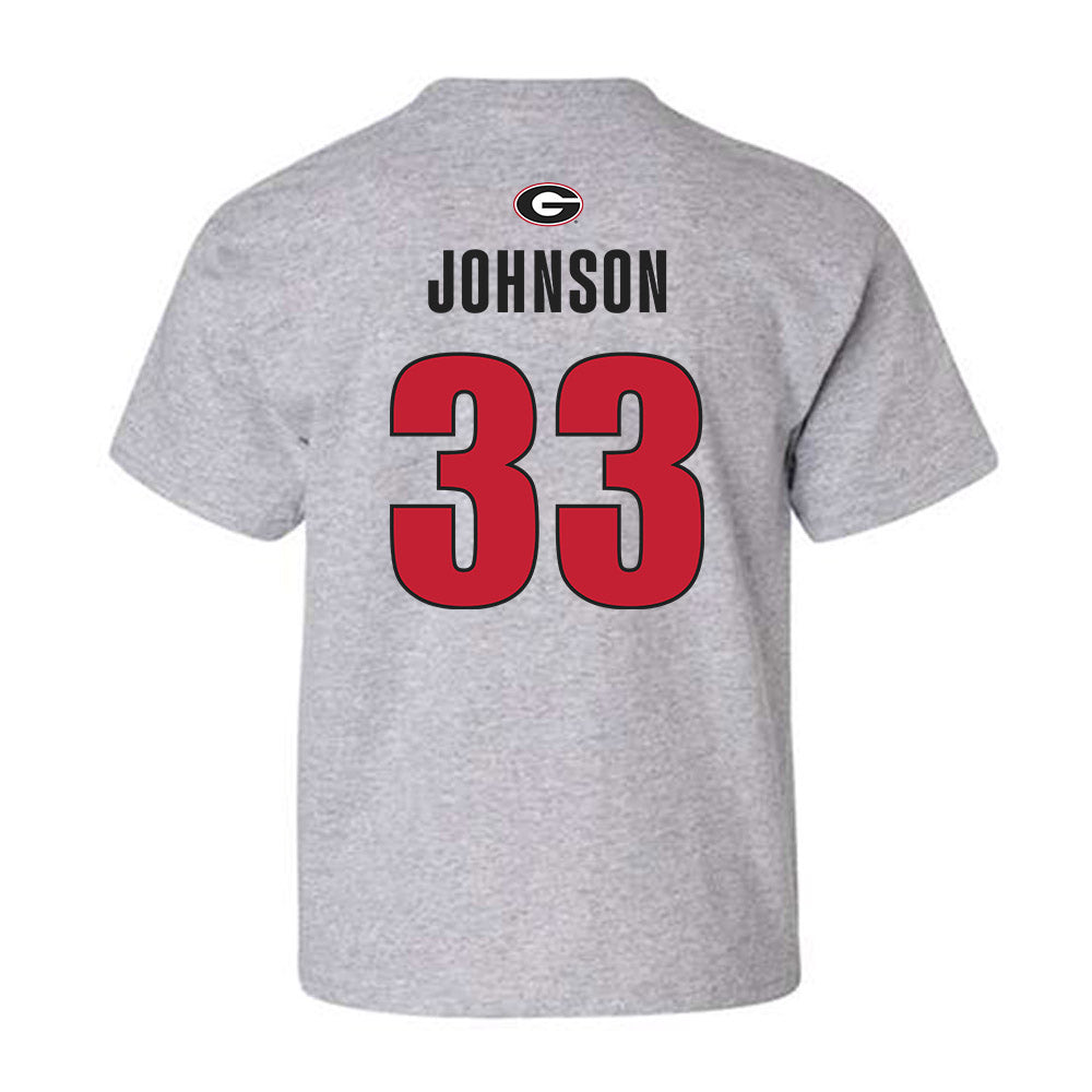 Georgia - NCAA Football : Quintavius Johnson - Classic Shersey Youth T-Shirt-1