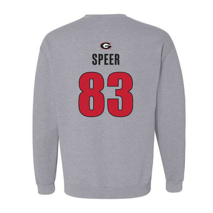 Georgia - NCAA Football : Cole Speer - Classic Shersey Crewneck Sweatshirt-1