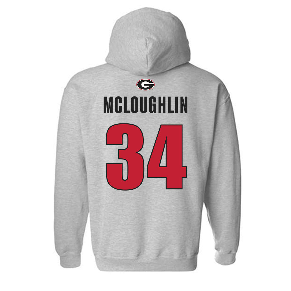 Georgia - NCAA Baseball : Tyler McLoughlin - Classic Shersey Hooded Sweatshirt-1