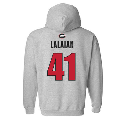 Georgia - NCAA Football : David Lalaian - Classic Shersey Hooded Sweatshirt-1