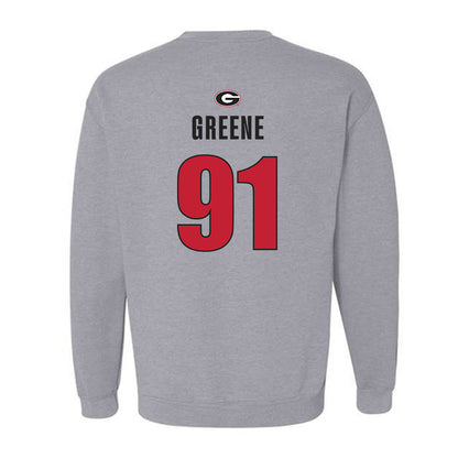 Georgia - NCAA Football : Justin Greene - Classic Shersey Crewneck Sweatshirt-1