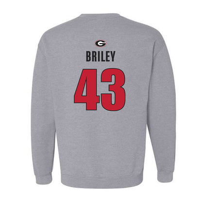 Georgia - NCAA Football : Marek Briley - Classic Shersey Crewneck Sweatshirt-1