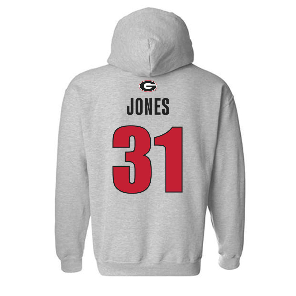 Georgia - NCAA Football : Kyron Jones - Classic Shersey Hooded Sweatshirt-1