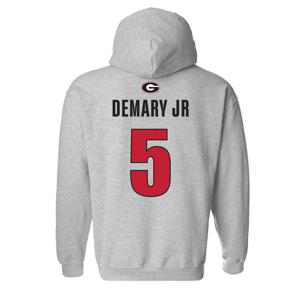 Georgia - NCAA Men's Basketball : Silas Demary Jr - Classic Shersey Hooded Sweatshirt-1