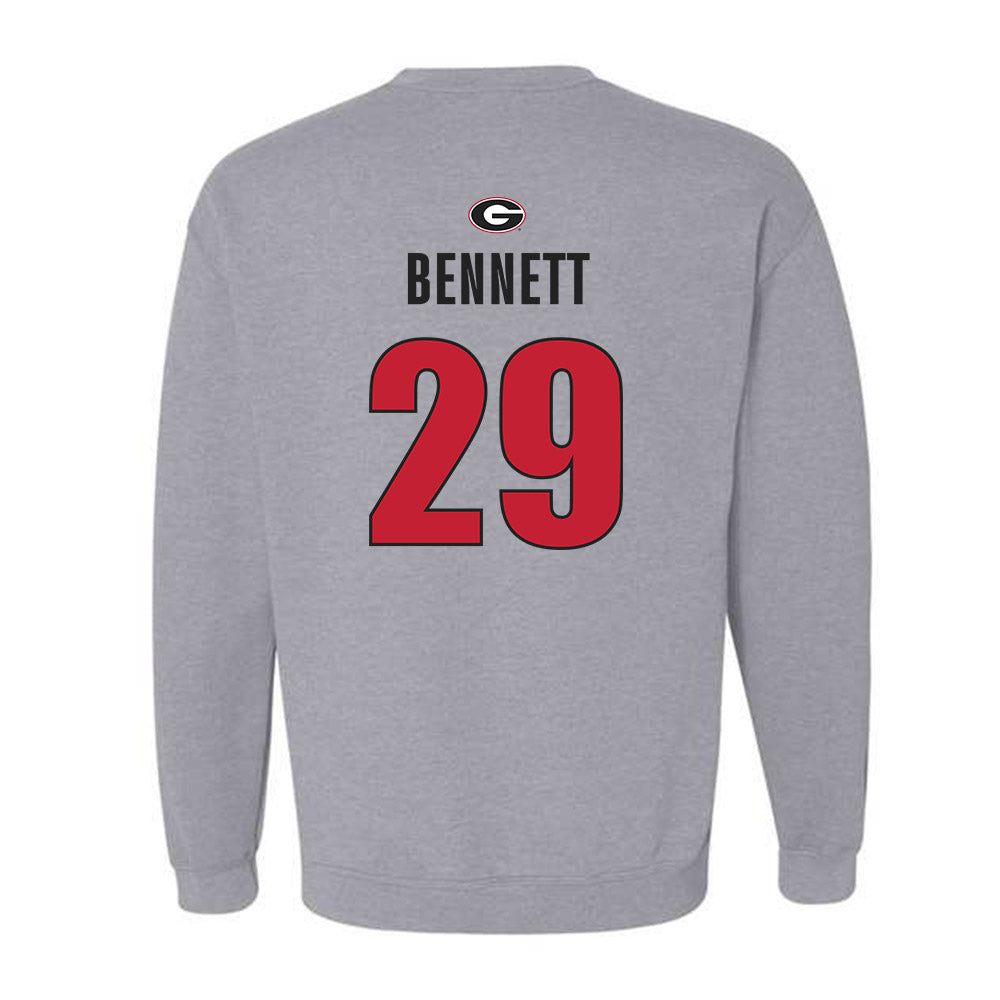 Georgia - NCAA Football : Luke Bennett - Classic Shersey Crewneck Sweatshirt-1