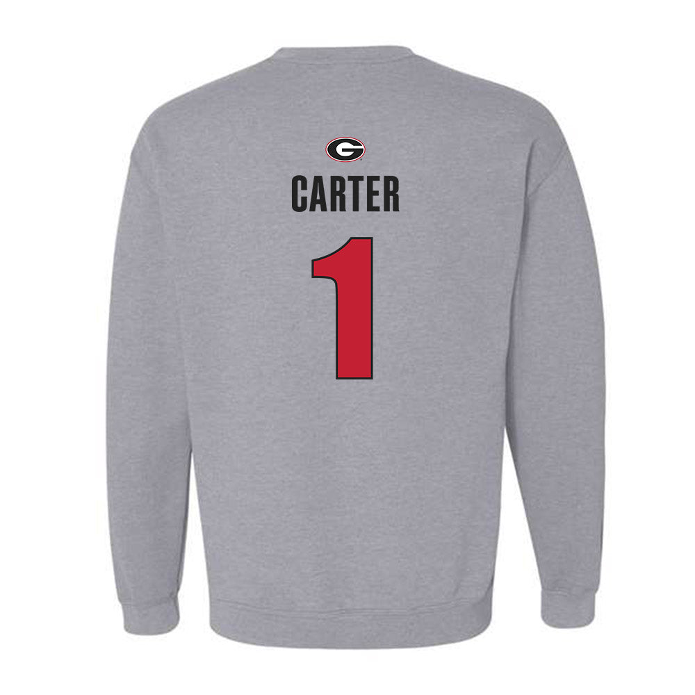 Georgia - NCAA Baseball : Dillon Carter - Classic Shersey Crewneck Sweatshirt-1