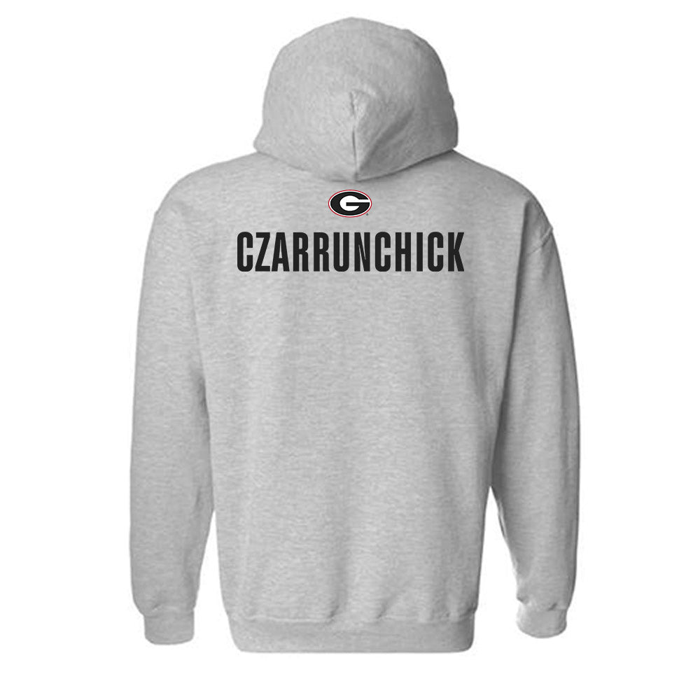 Georgia - NCAA Women's Gymnastics : Alexis Czarrunchick - Classic Shersey Hooded Sweatshirt-1